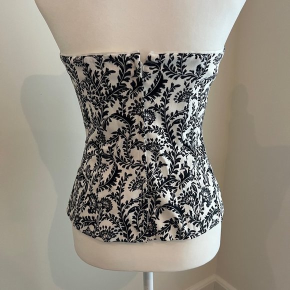 White House Black Market size 0 strapless spaghetti strap top - Picture 4 of 9